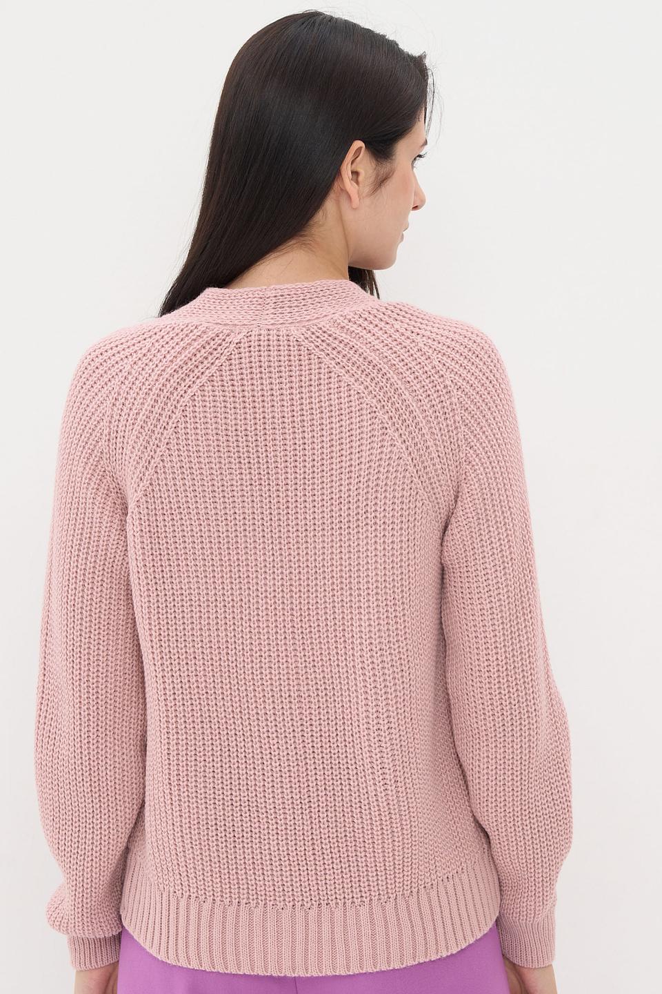 Кардиган BE YOU вязаный розовый