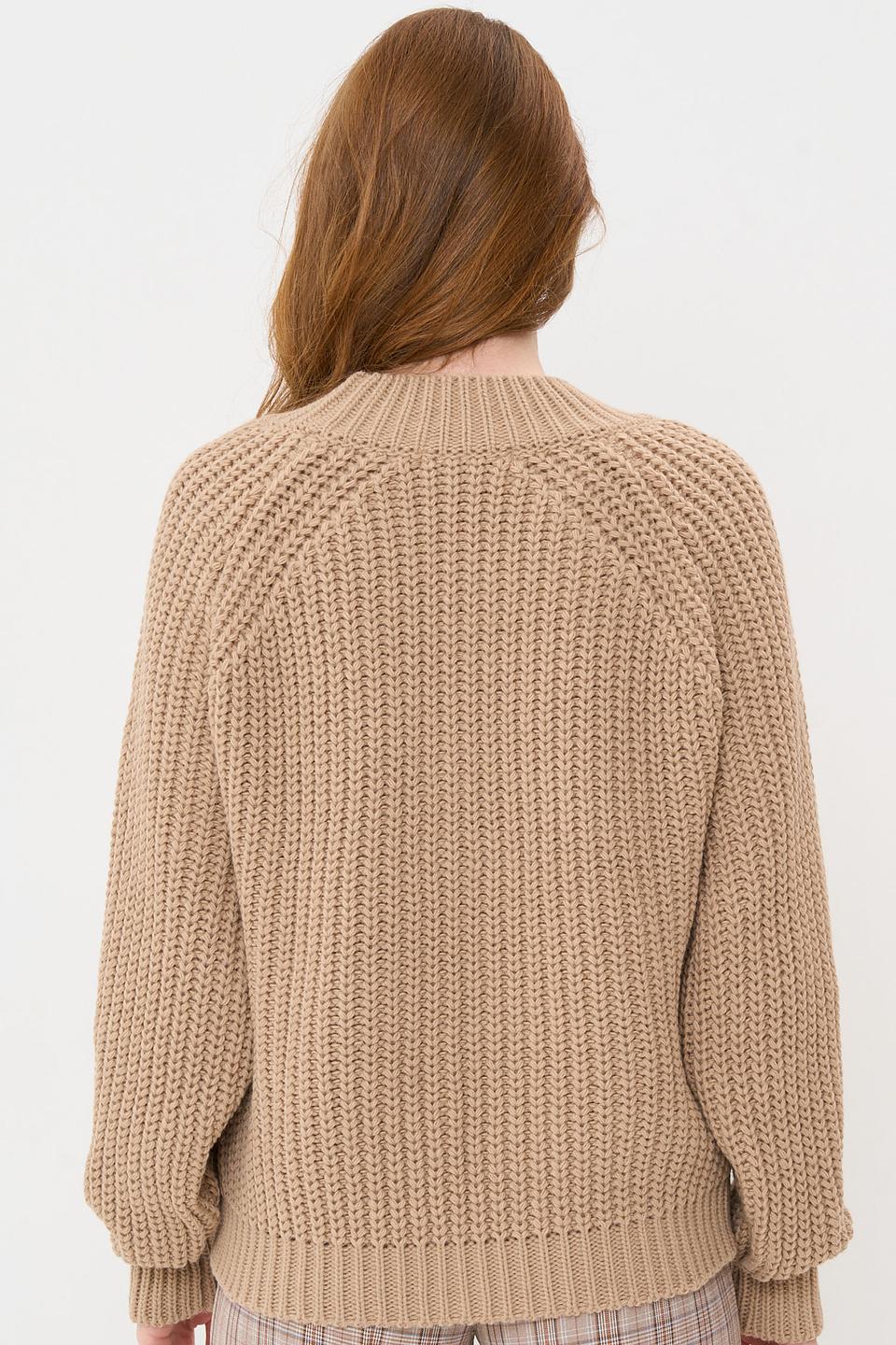 Джемпер BE YOU вязаный бежевый