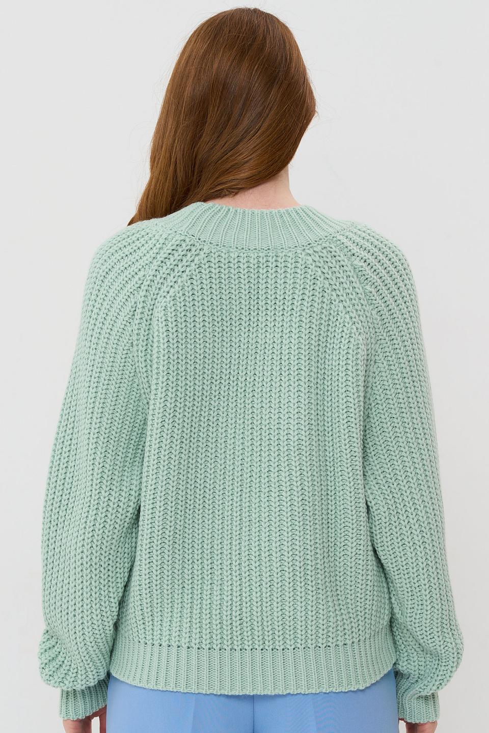 Джемпер BE YOU вязаный мятный