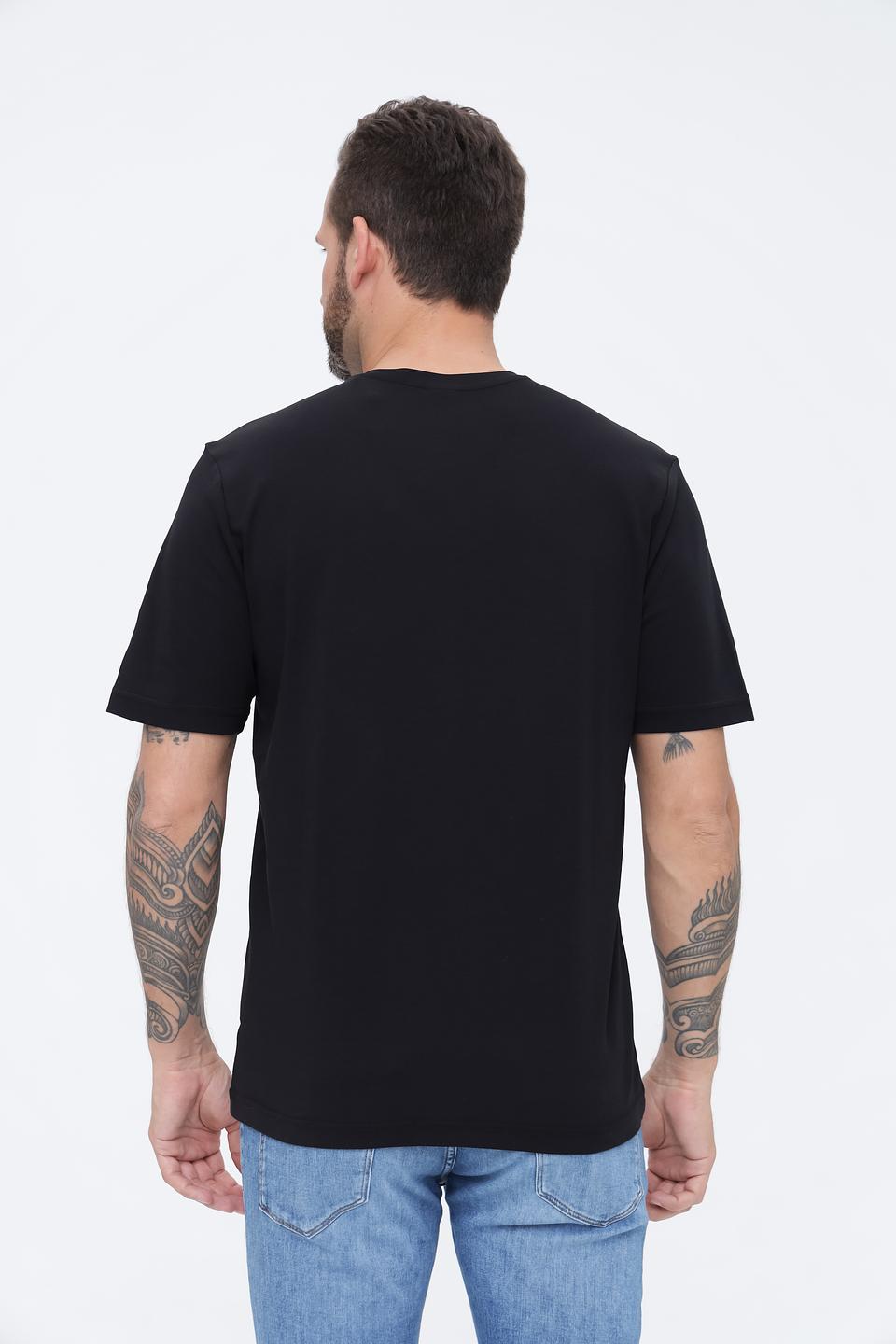 Футболка Bugatti чёрная V-образный вырез