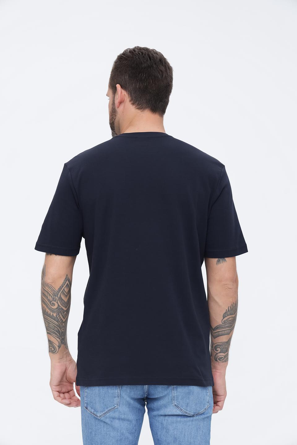 Футболка Bugatti V-neck темно-синяя