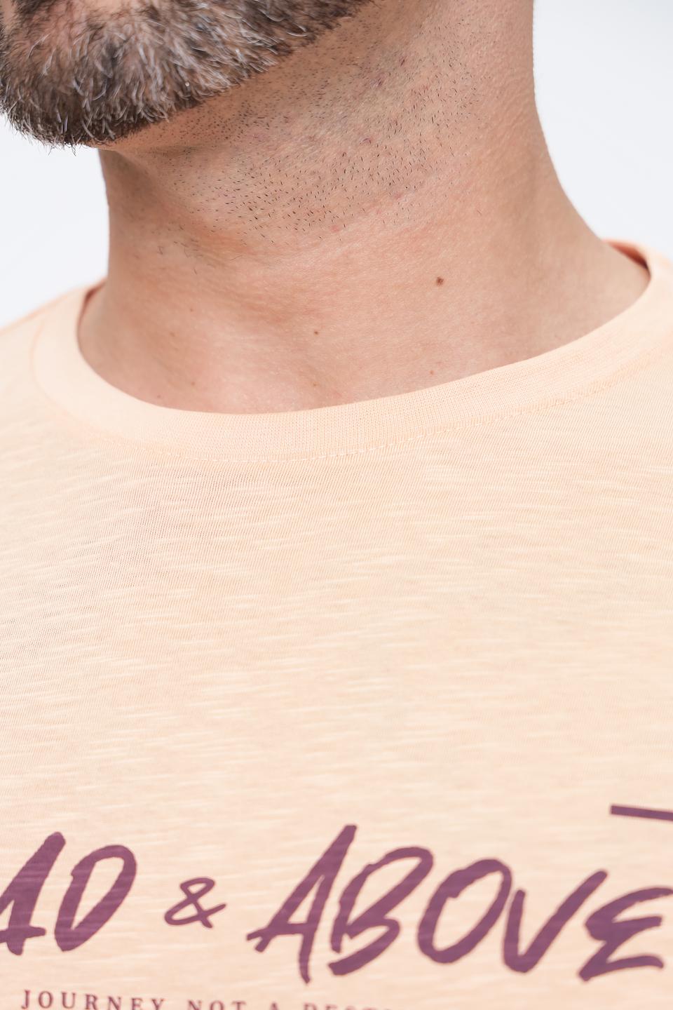 Футболка Lerros с принтом персиковый