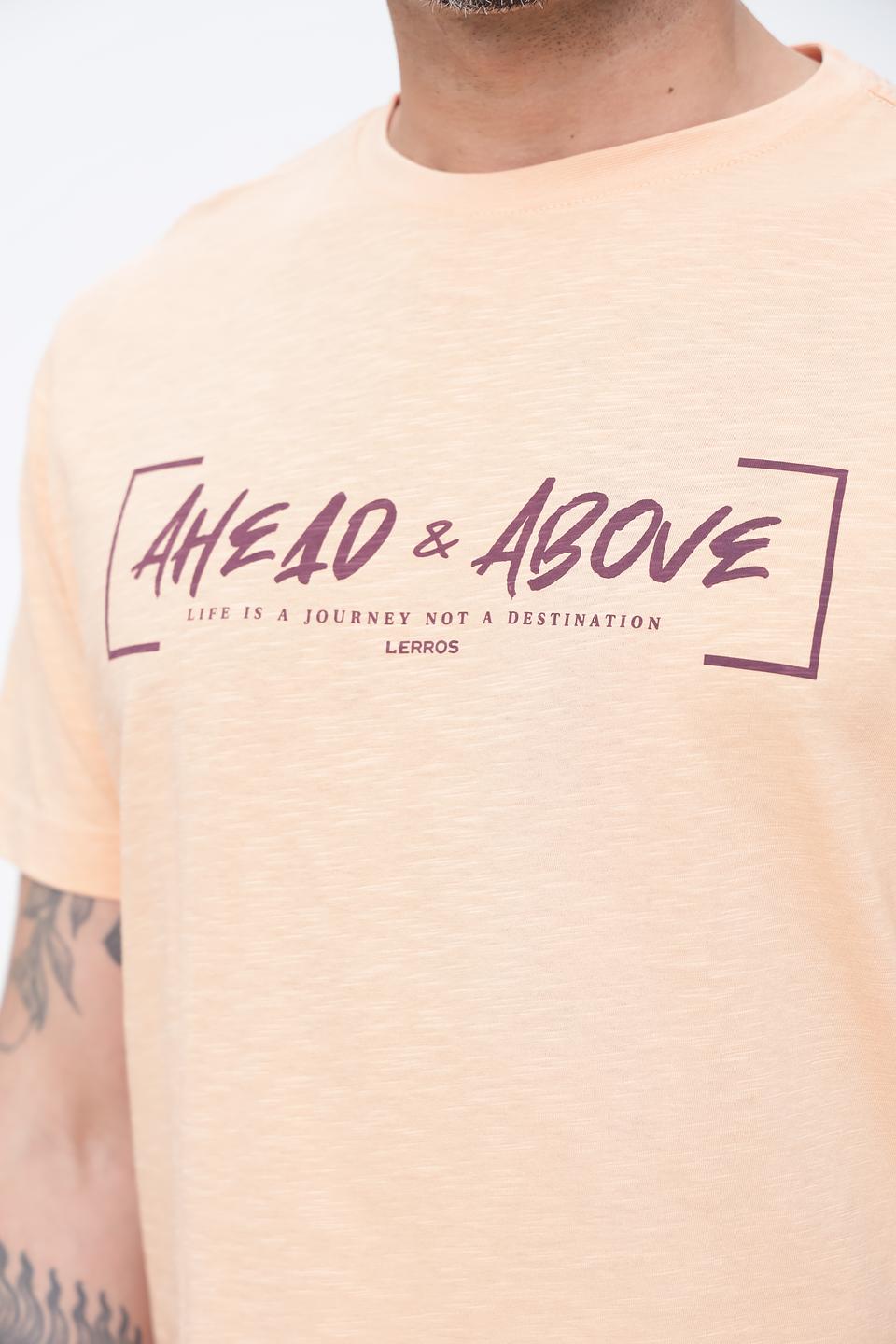 Футболка Lerros с принтом персиковый