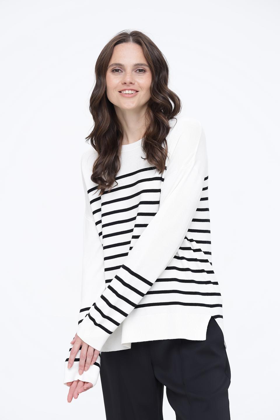 Пуловер Broadway в полоску