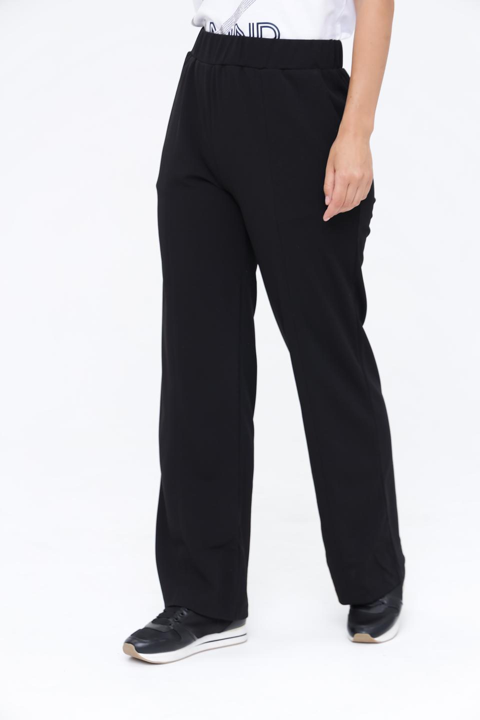Брюки клёш Broadway чёрные