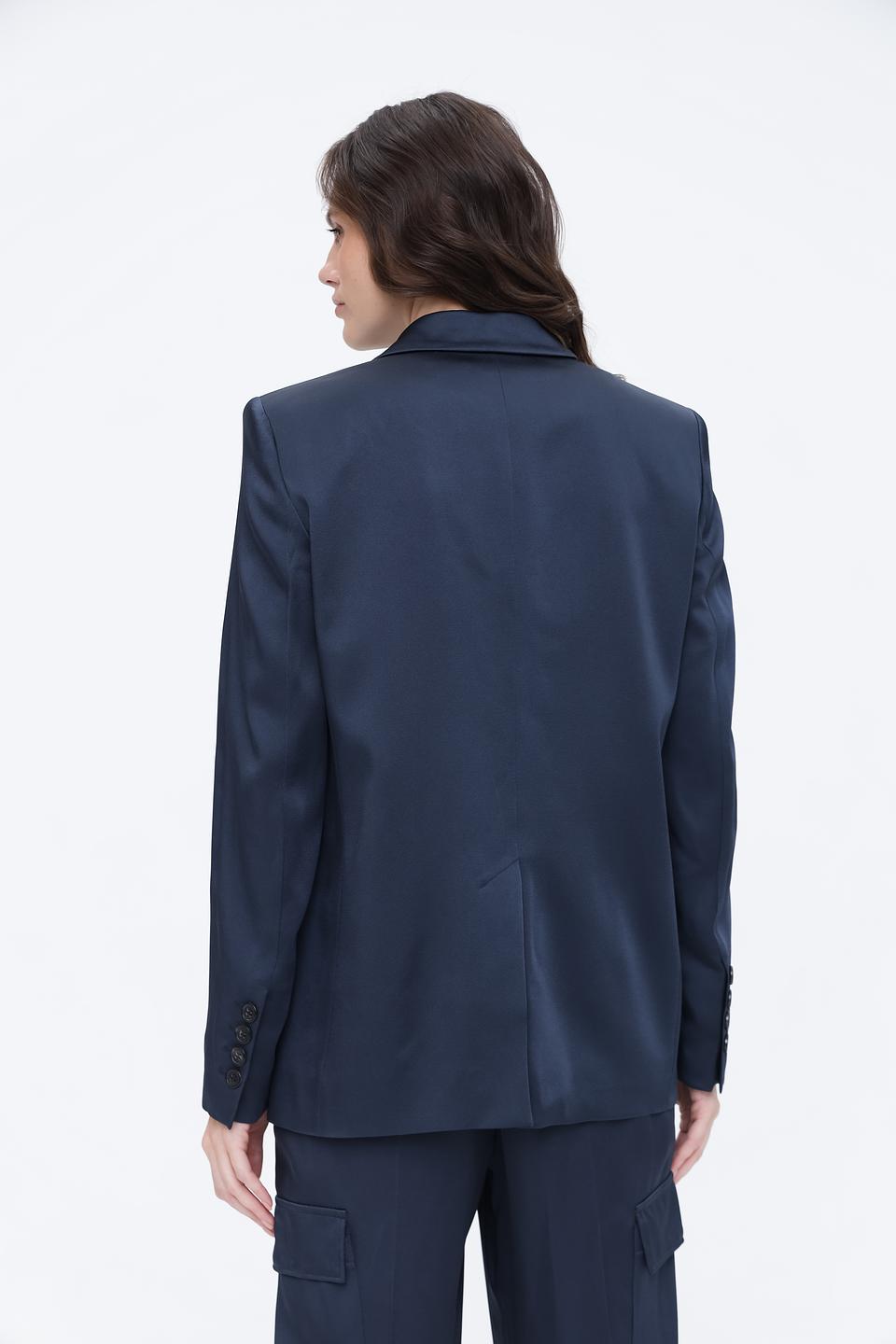 Жакет Luisa Cerano синий приталенный