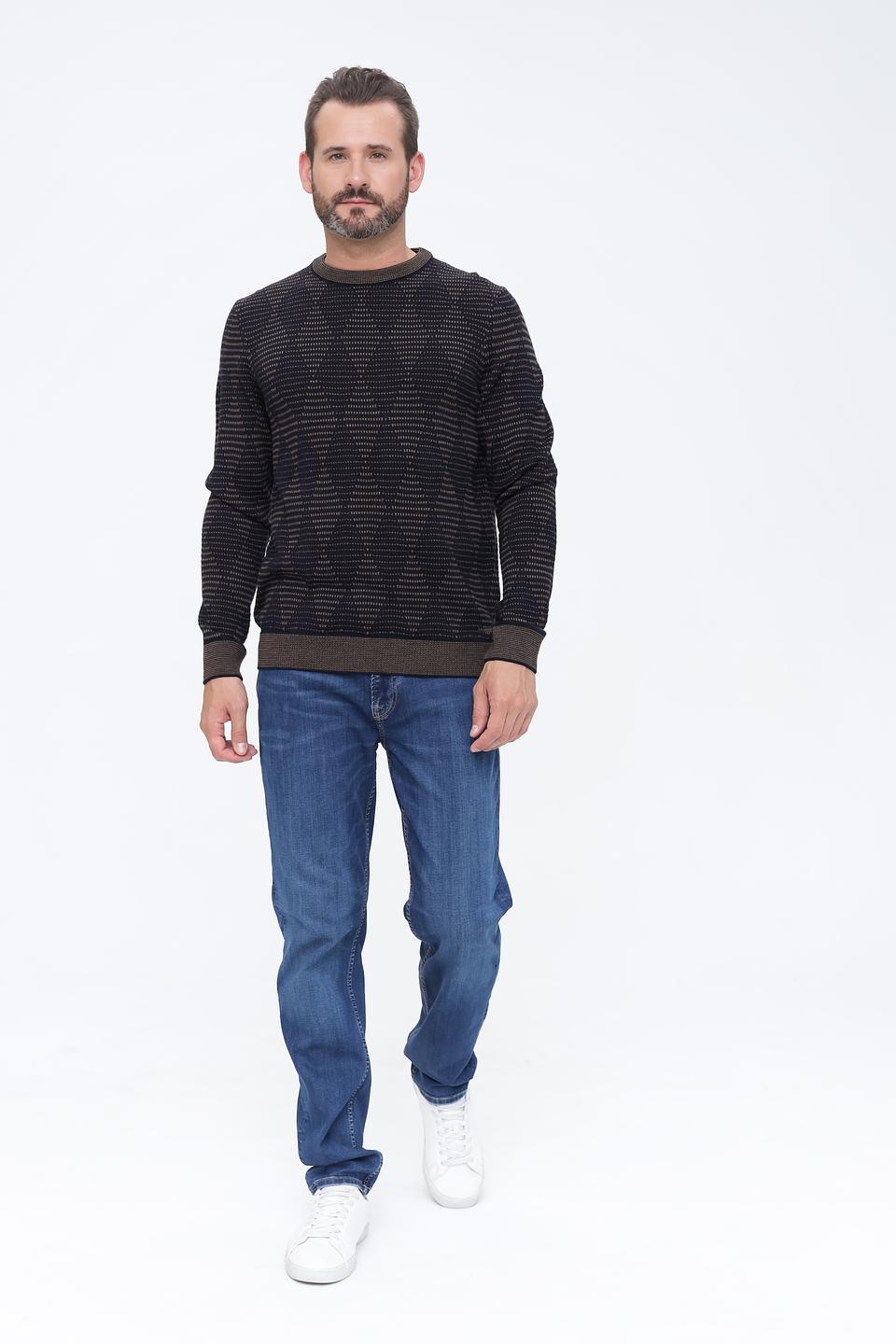 Джемпер Bugatti с узором чёрный