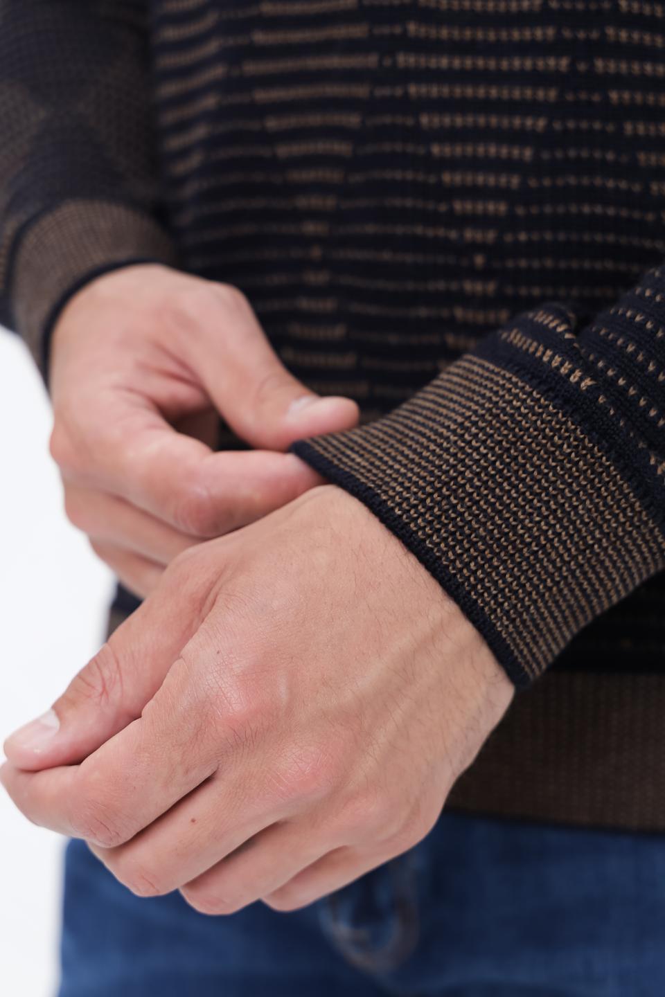 Джемпер Bugatti с узором чёрный