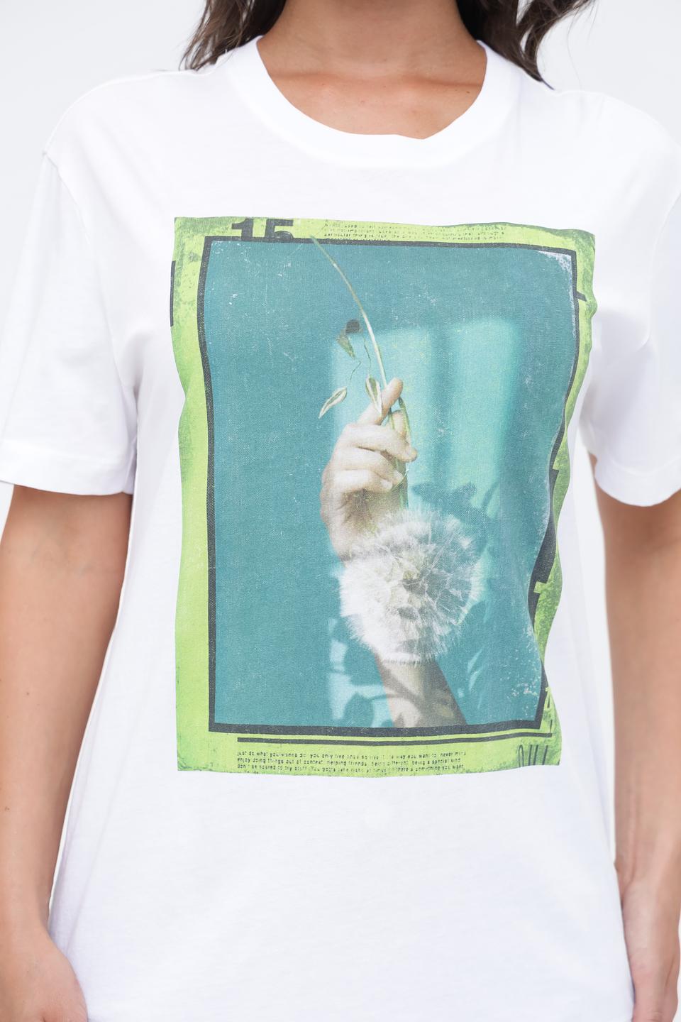 Футболка Oui с принтом кота