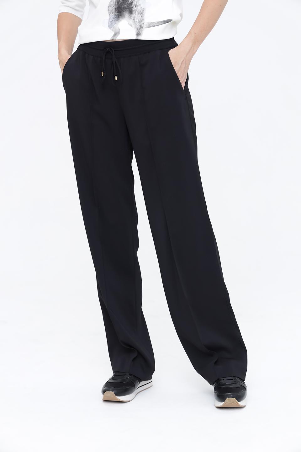 Брюки Marc Cain чёрные с завязками