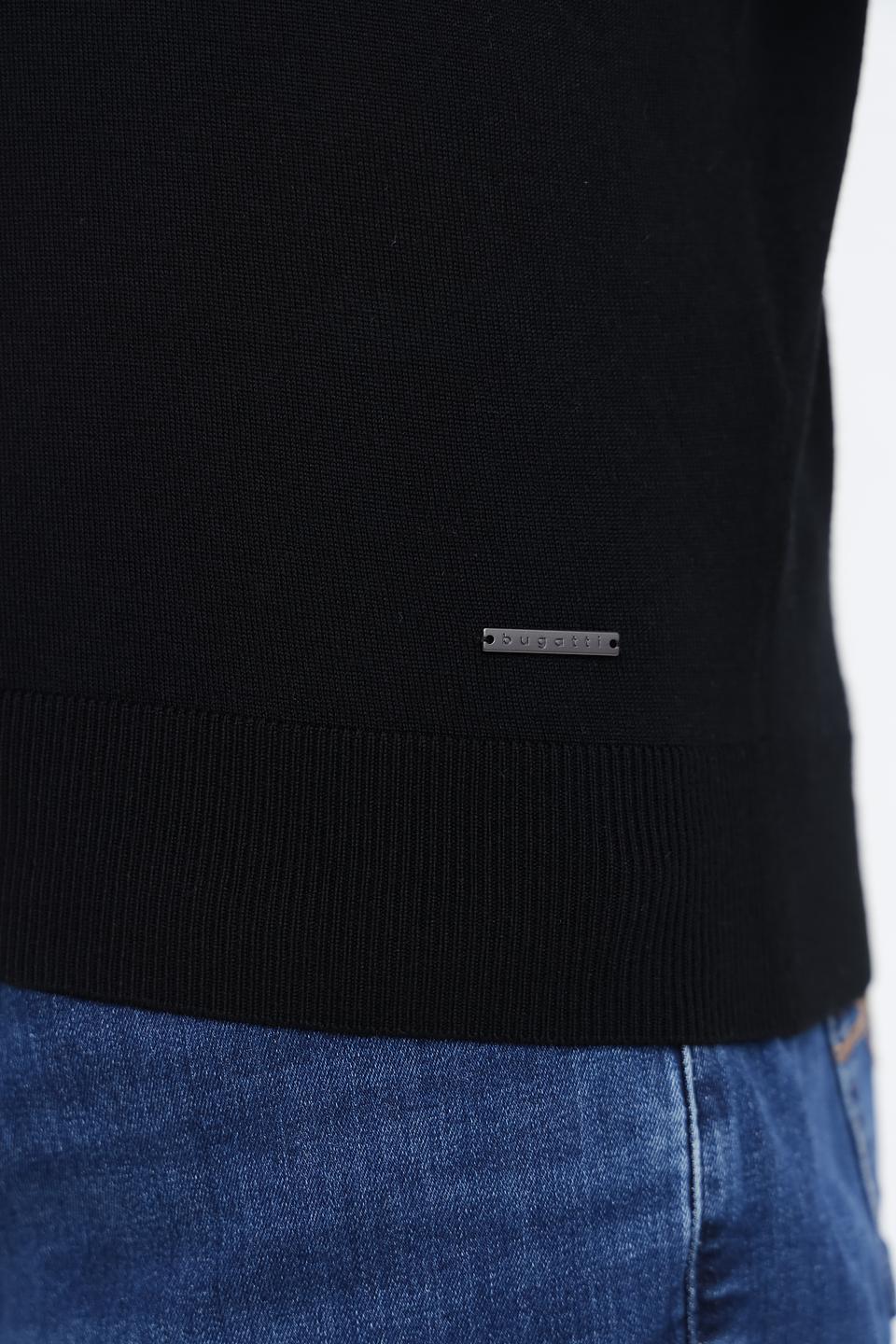 Джемпер Bugatti V-образный чёрный