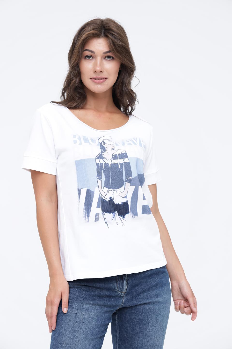 Футболка Monari с принтом Blue Wave