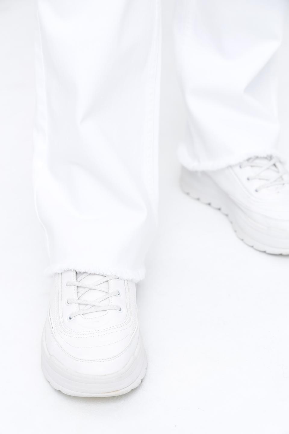 Джинсы Monari белые прямые