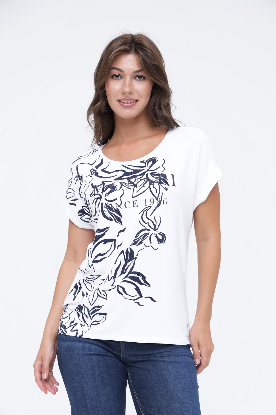 Футболка Monari с цветочным принтом