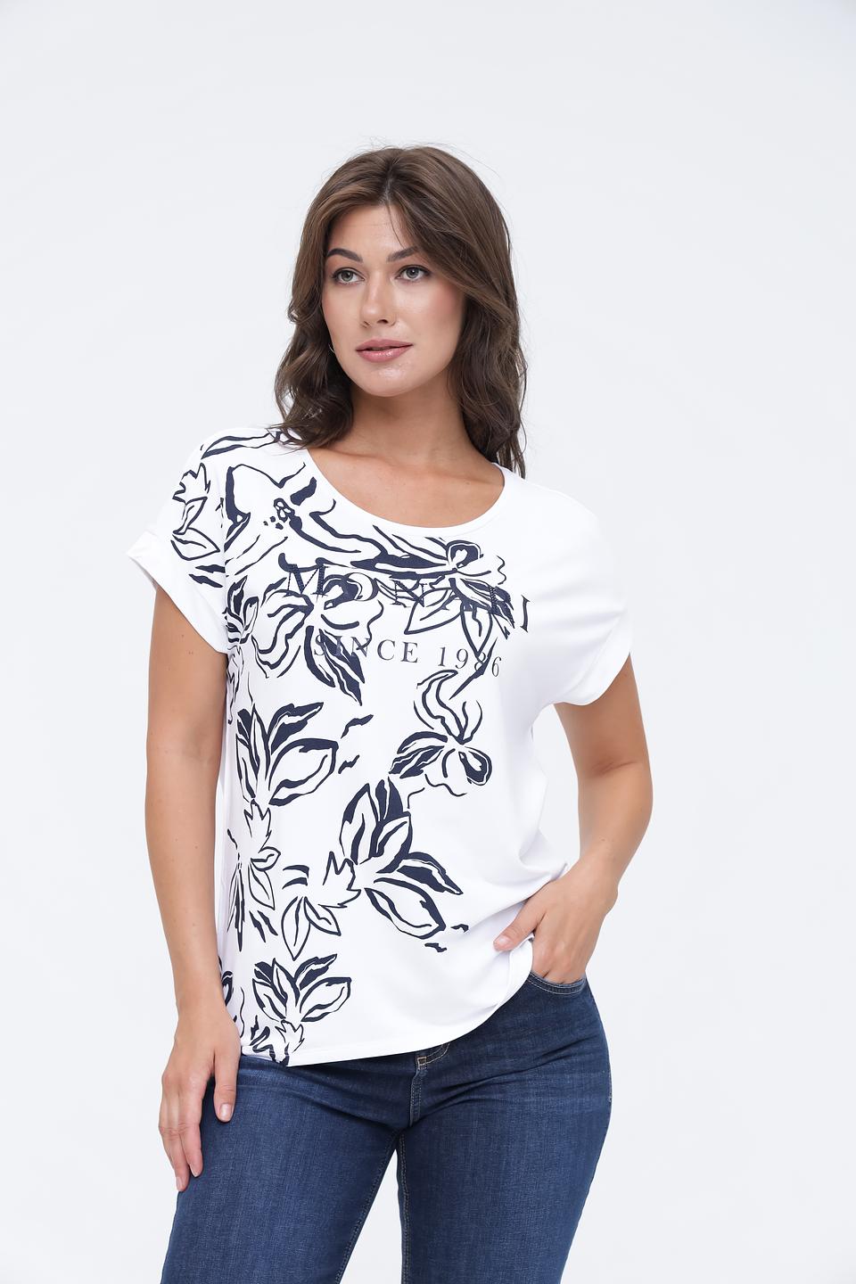 Футболка Monari с цветочным принтом