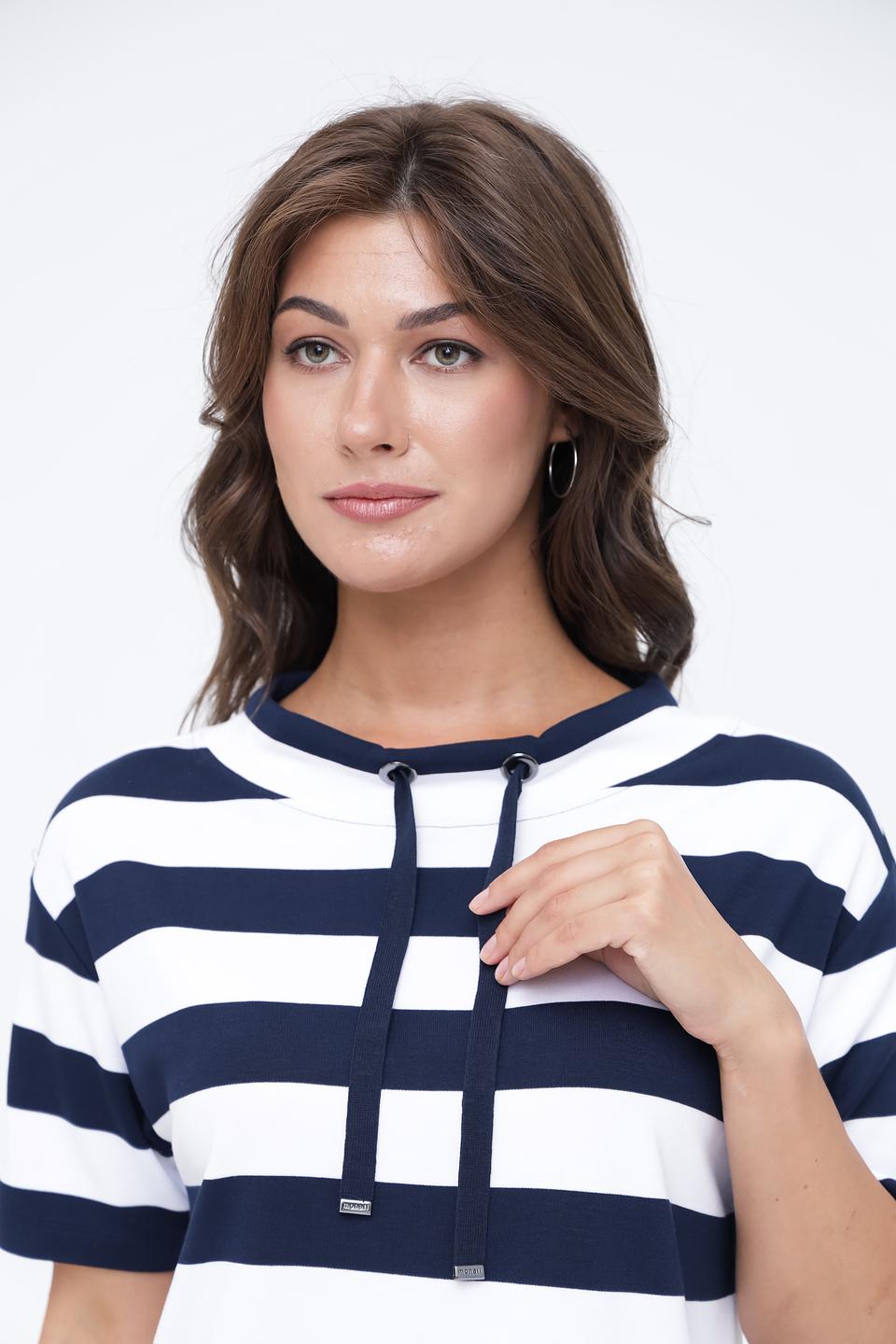 Пуловер Monari в полоску