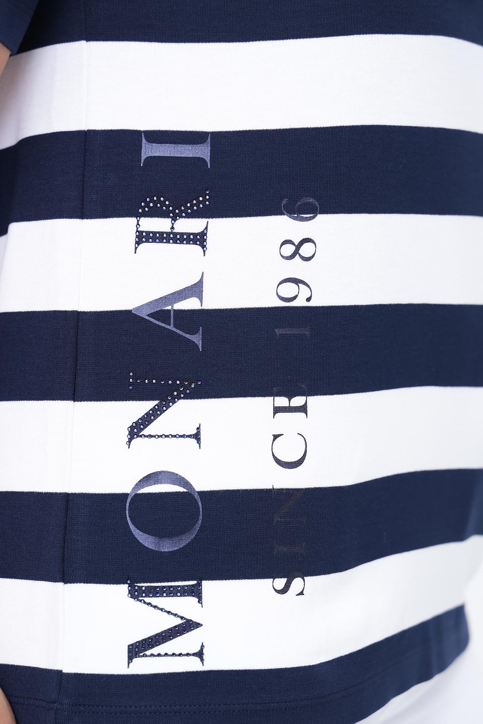 Пуловер Monari в полоску