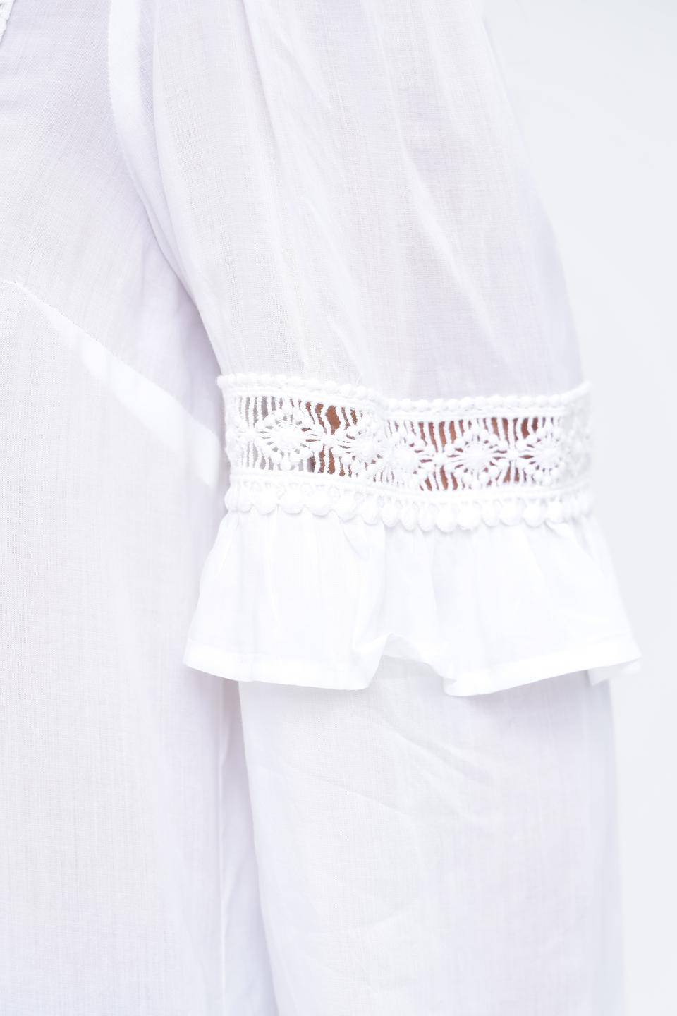 Блуза Monari с воланами белый