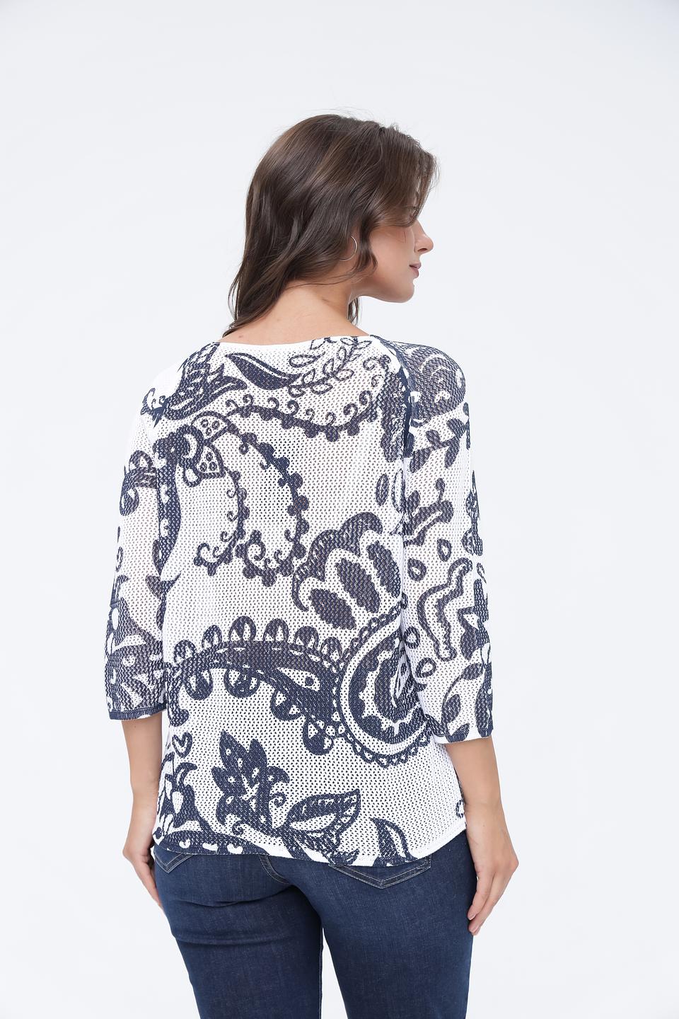 Пуловер Monari с принтом