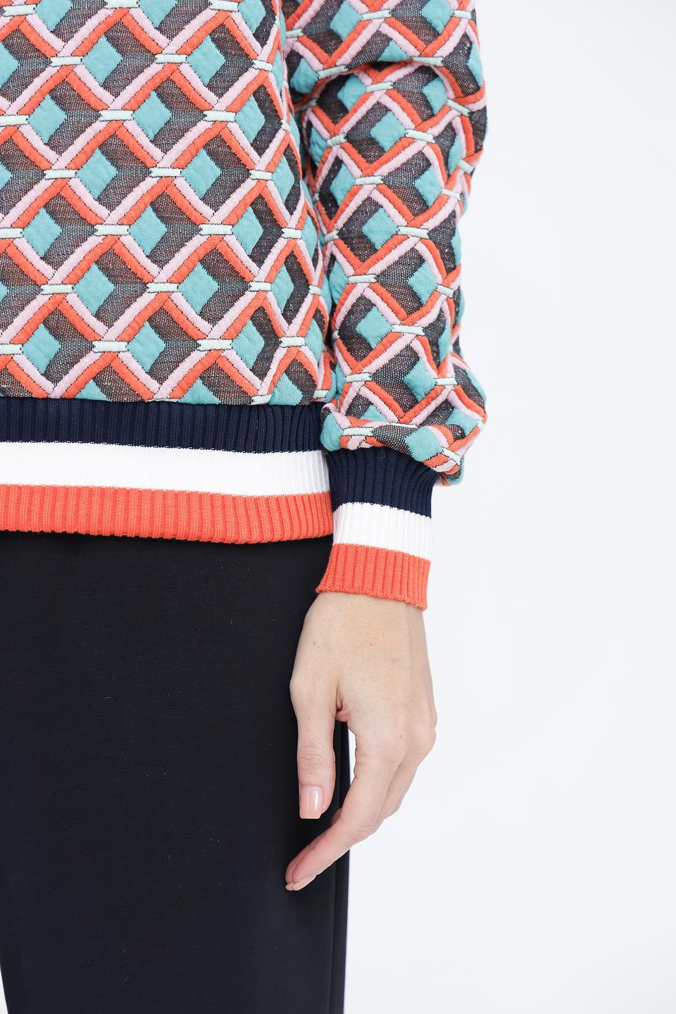Пуловер Beatris с геометрическим узором