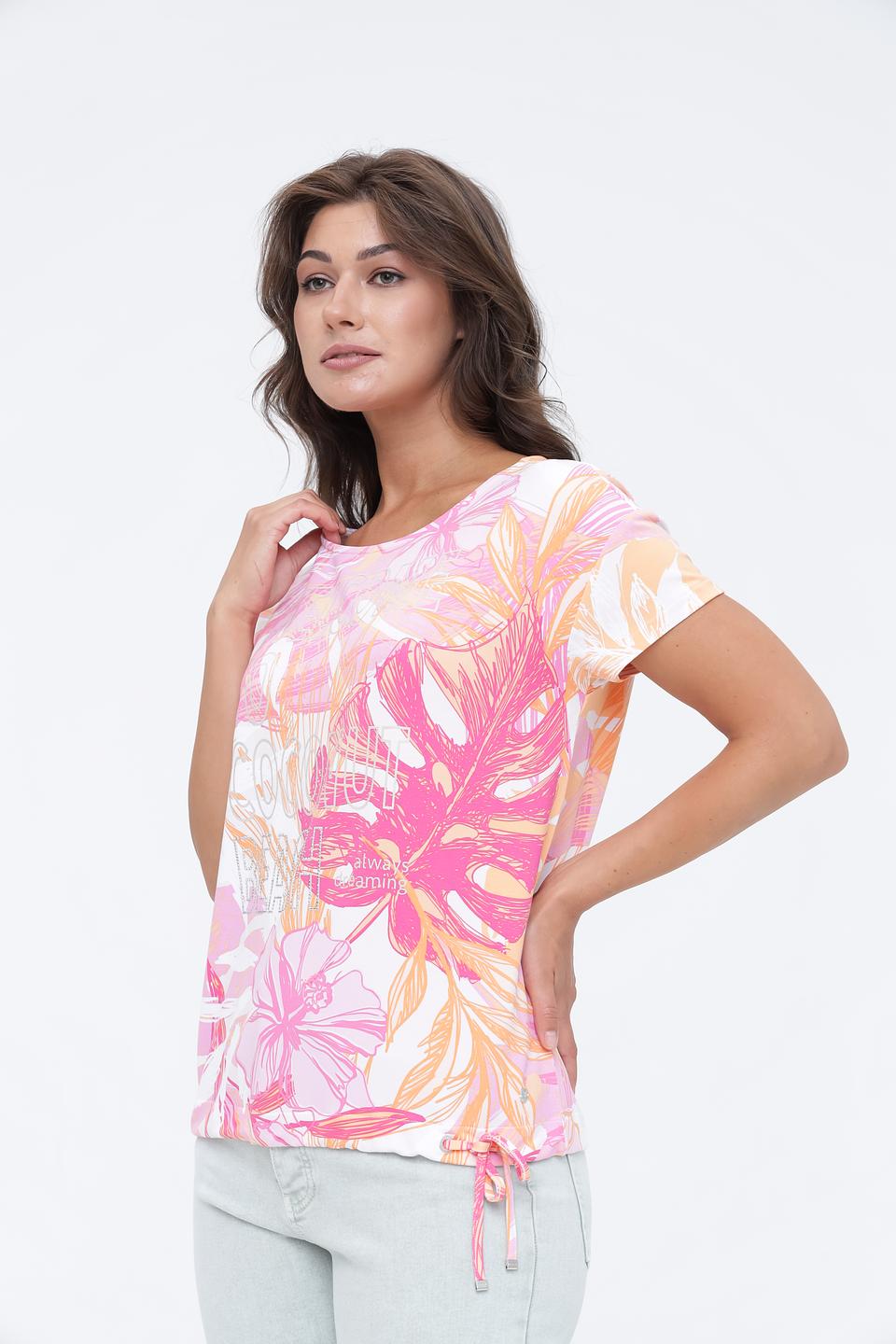 Футболка Monari с тропическим принтом
