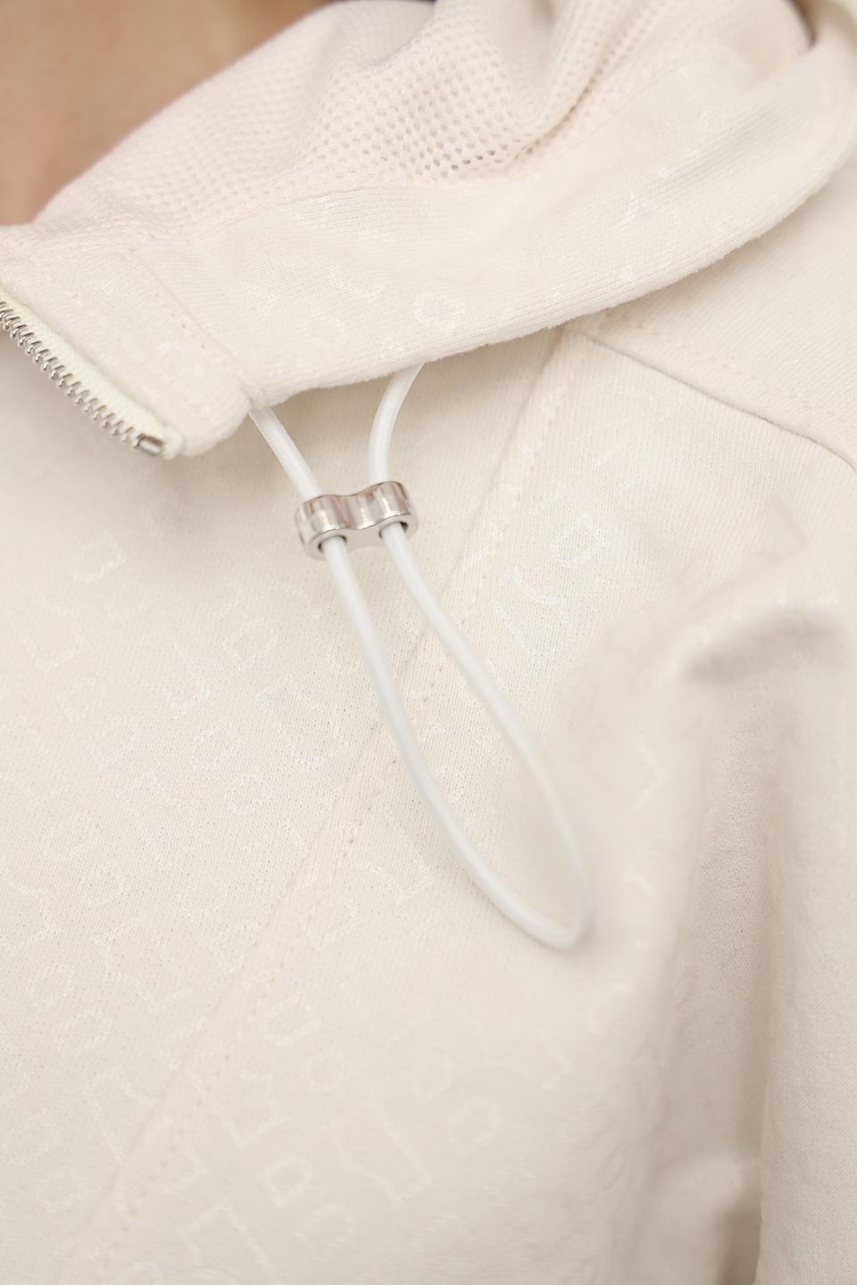 Джемпер Boss Black с молнией кремовый