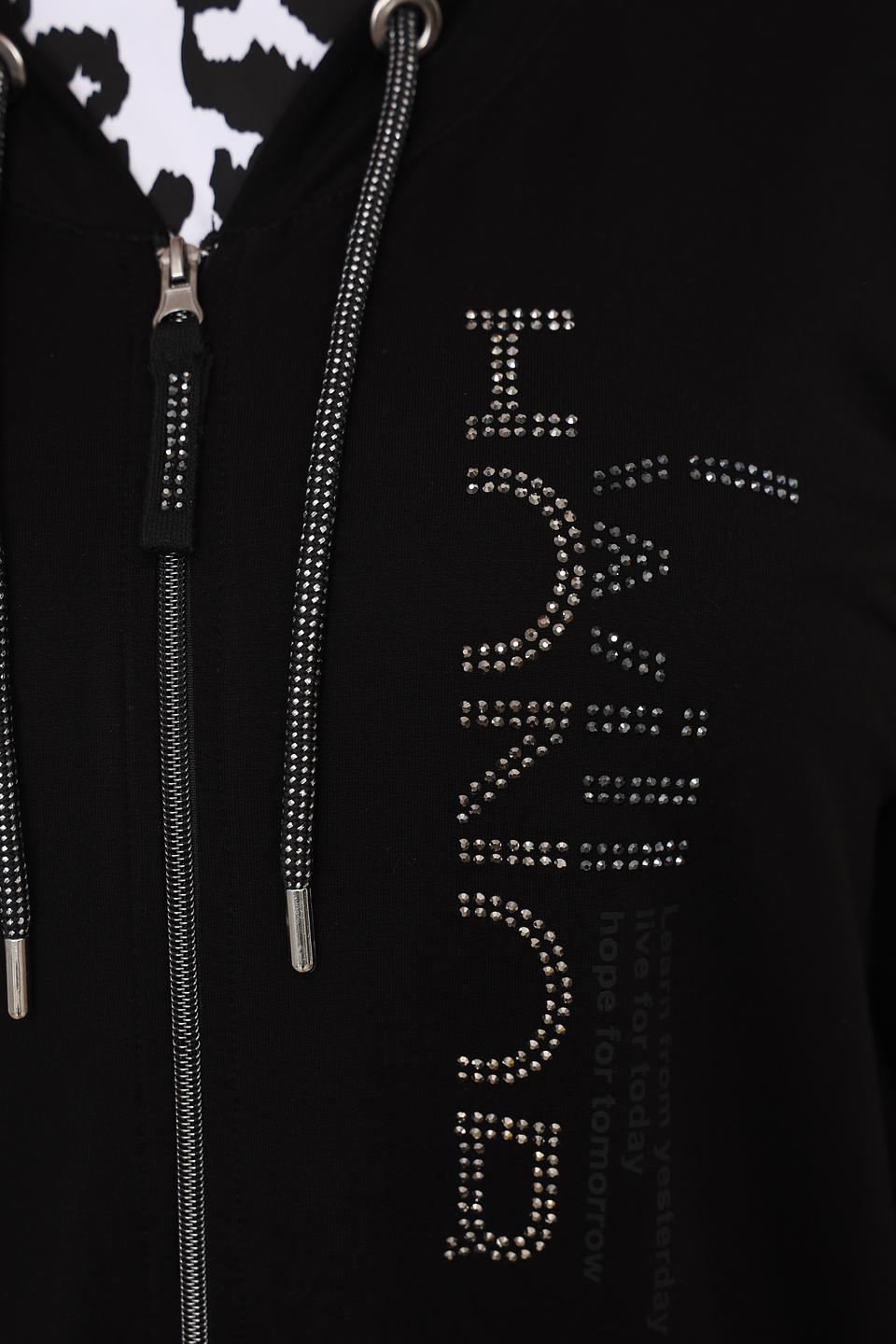 Кардиган Doris Streich чёрный с декором