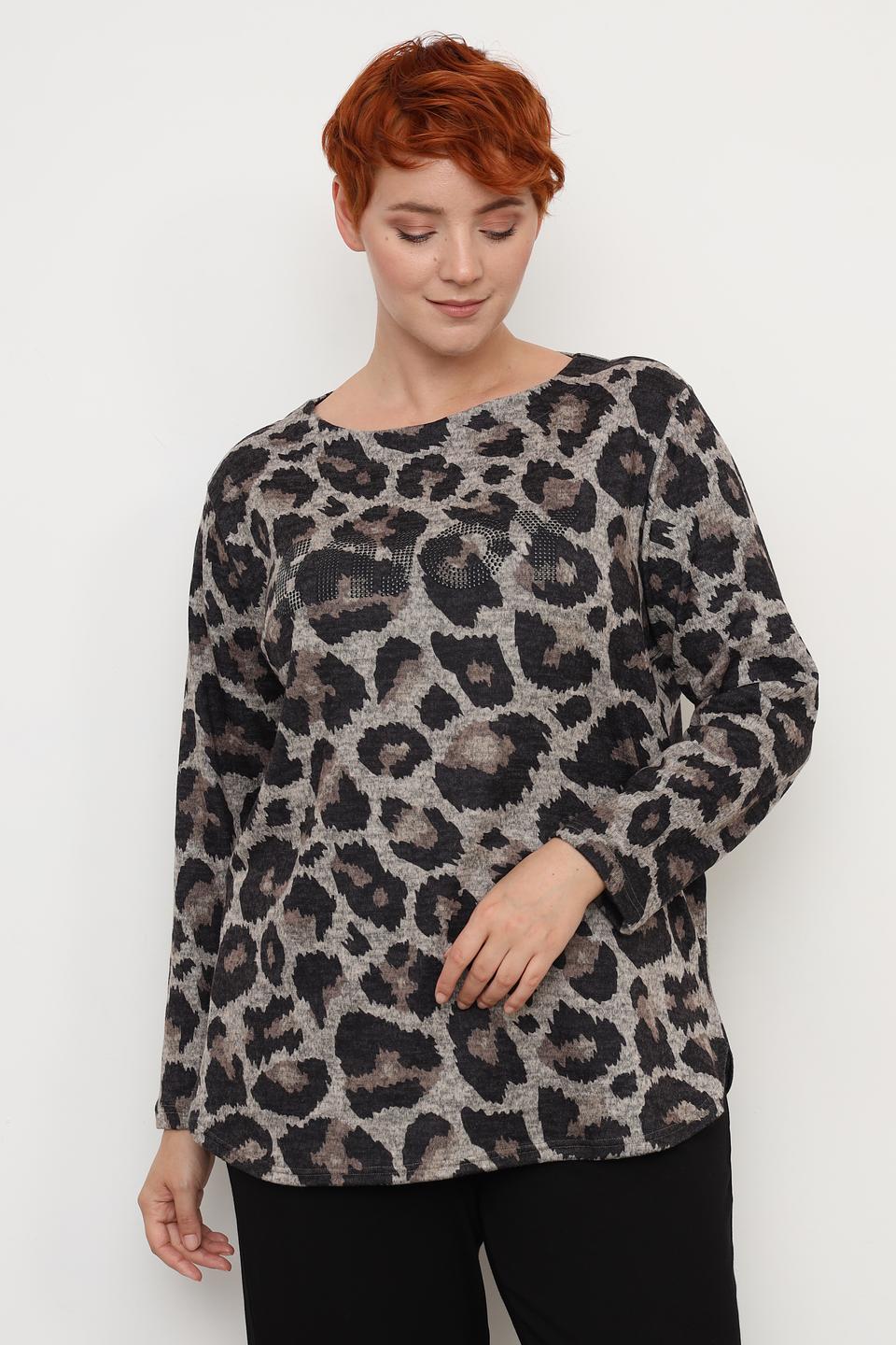 Пуловер Doris Streich леопард