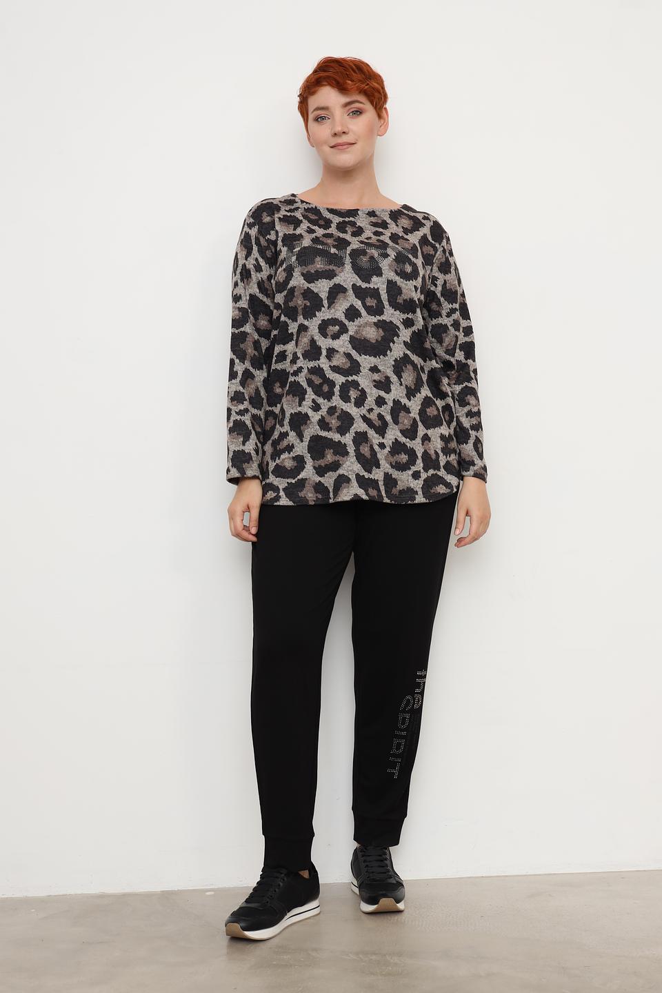 Пуловер Doris Streich леопард
