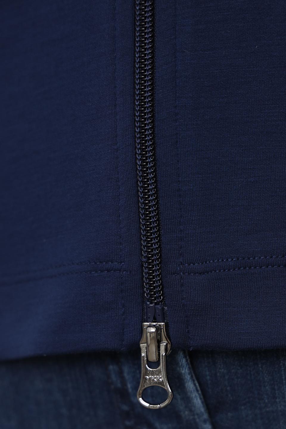 Пуловер Margittes с молнией синий