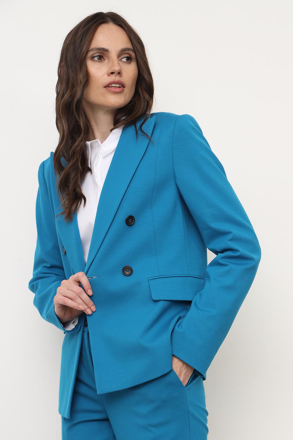 Жакет Luisa Cerano бирюзовый