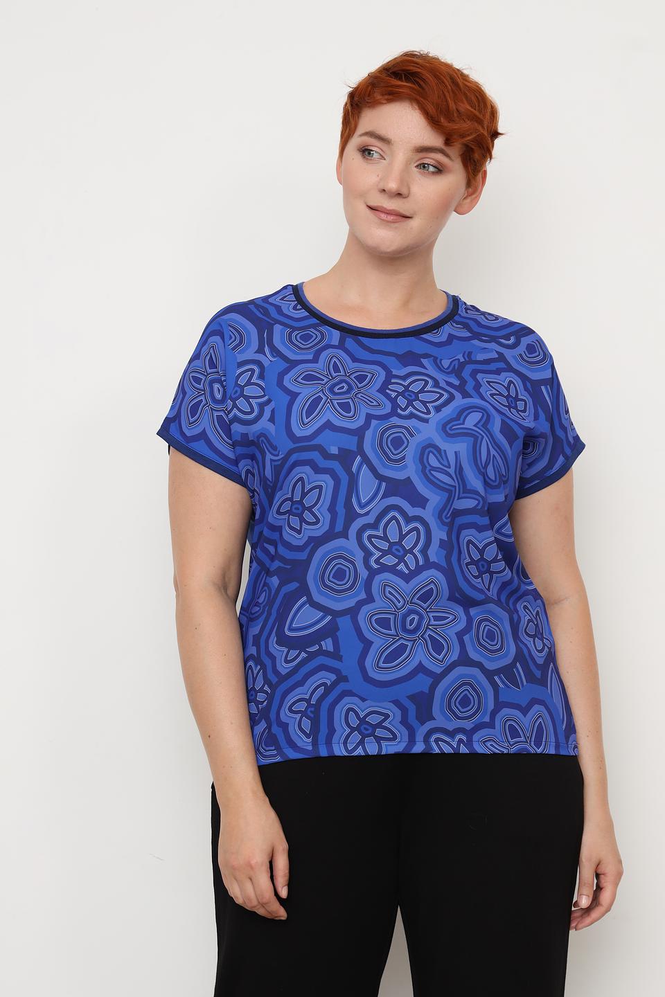Футболка Bianca с цветочным принтом