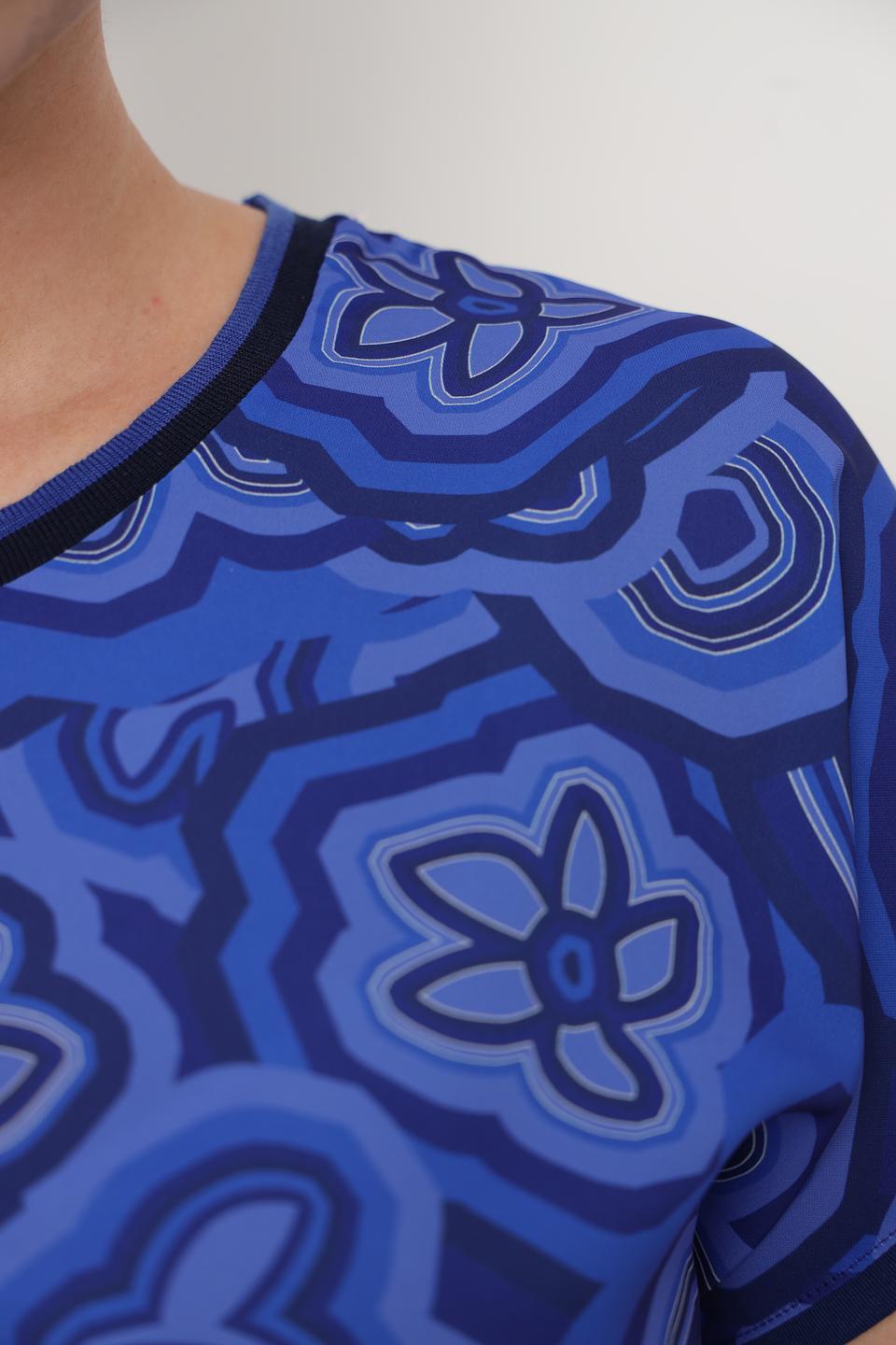 Футболка Bianca с цветочным принтом