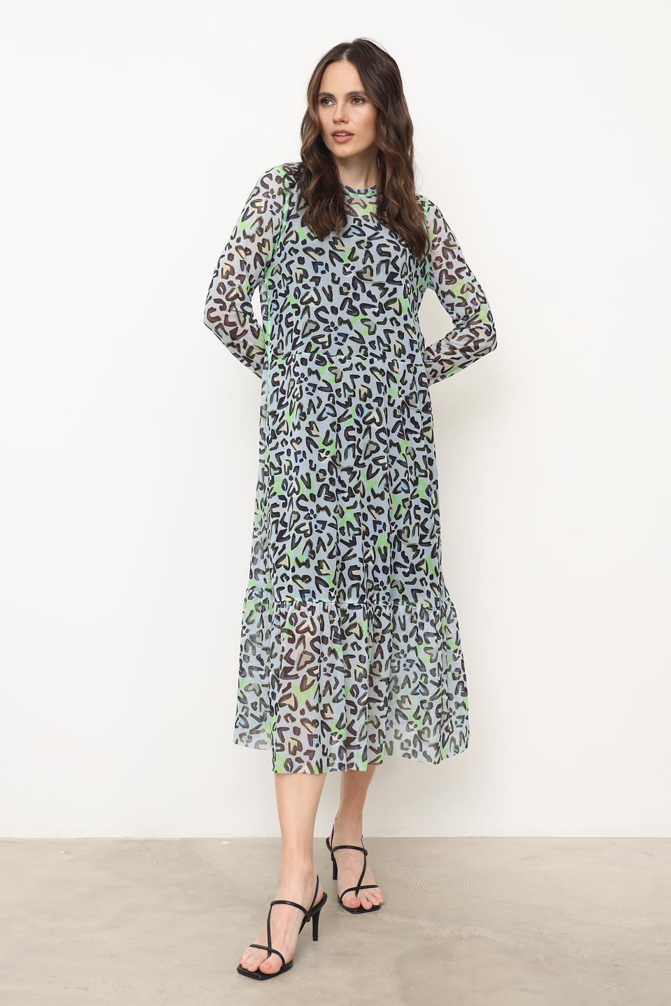 Платье Marc Cain с леопардовым принтом