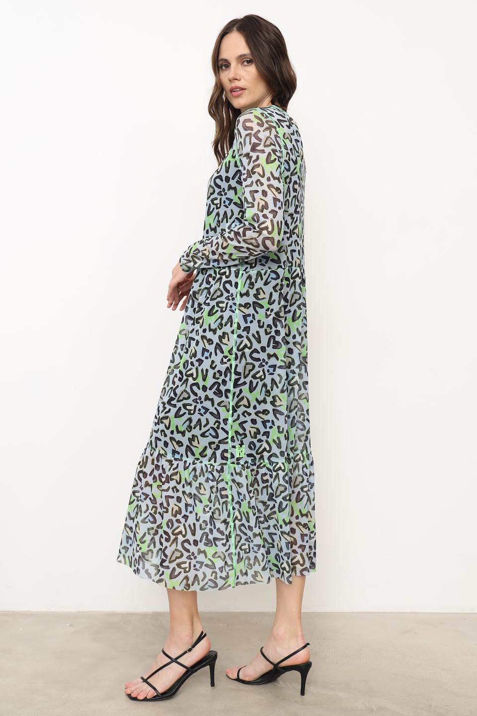 Платье Marc Cain с леопардовым принтом