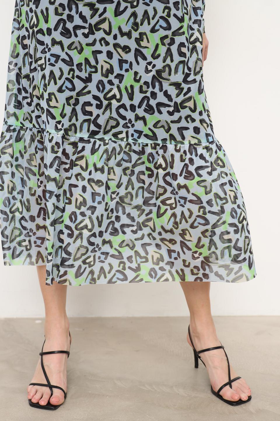 Платье Marc Cain с леопардовым принтом