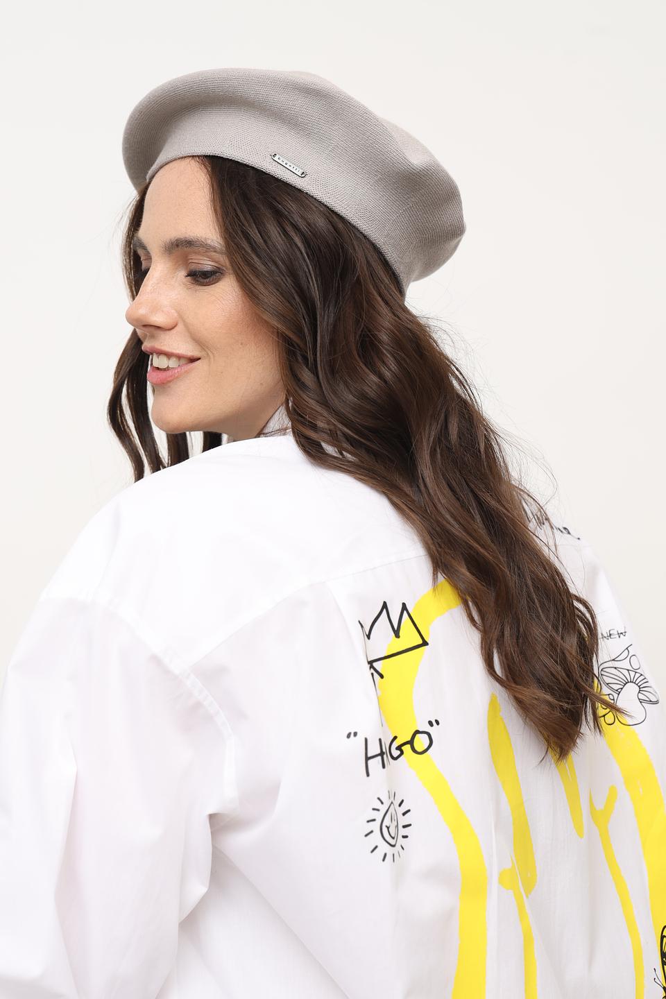 Берет Bugatti серый