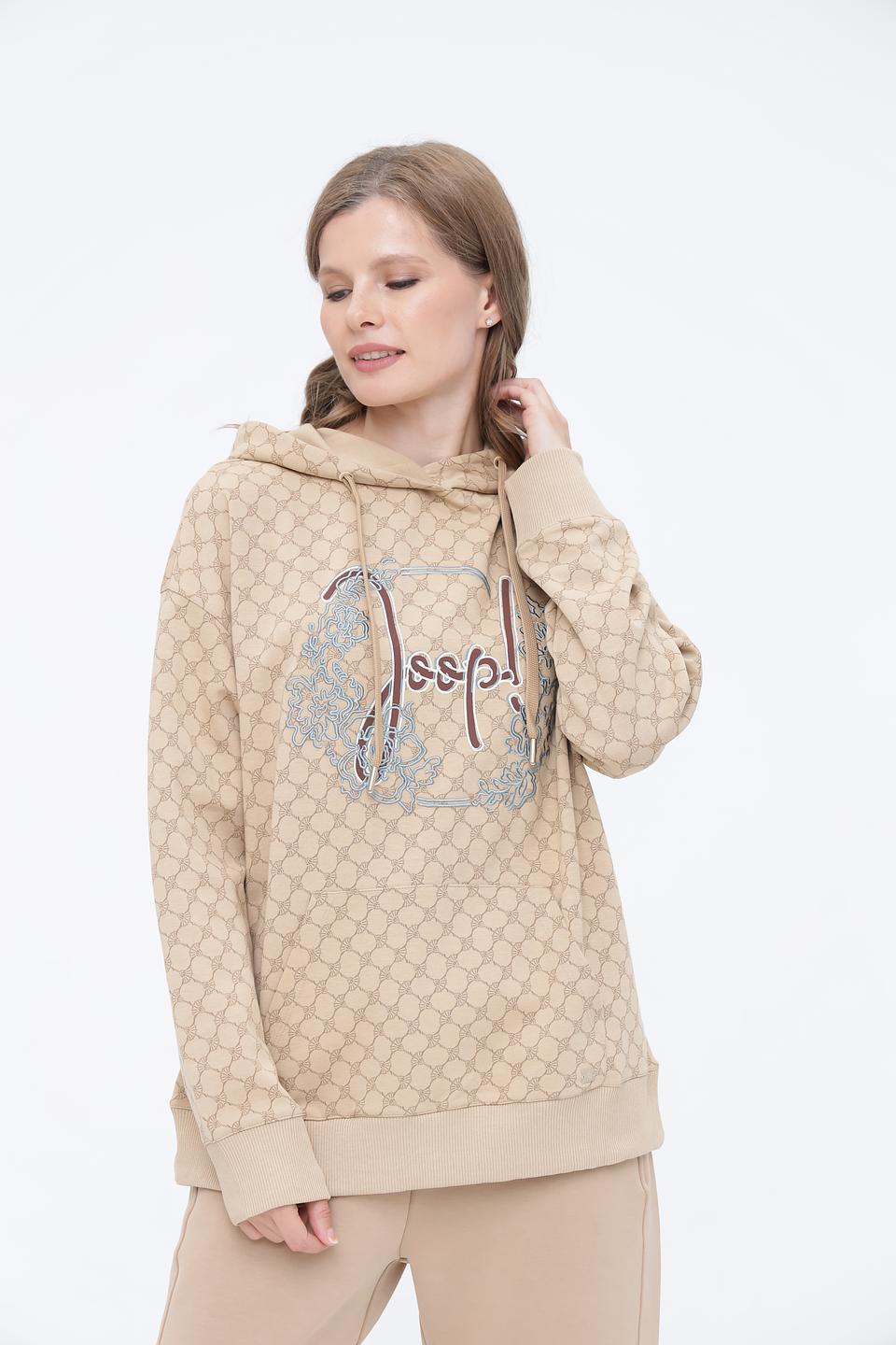 Джемпер Joop! с логотипом бежевый