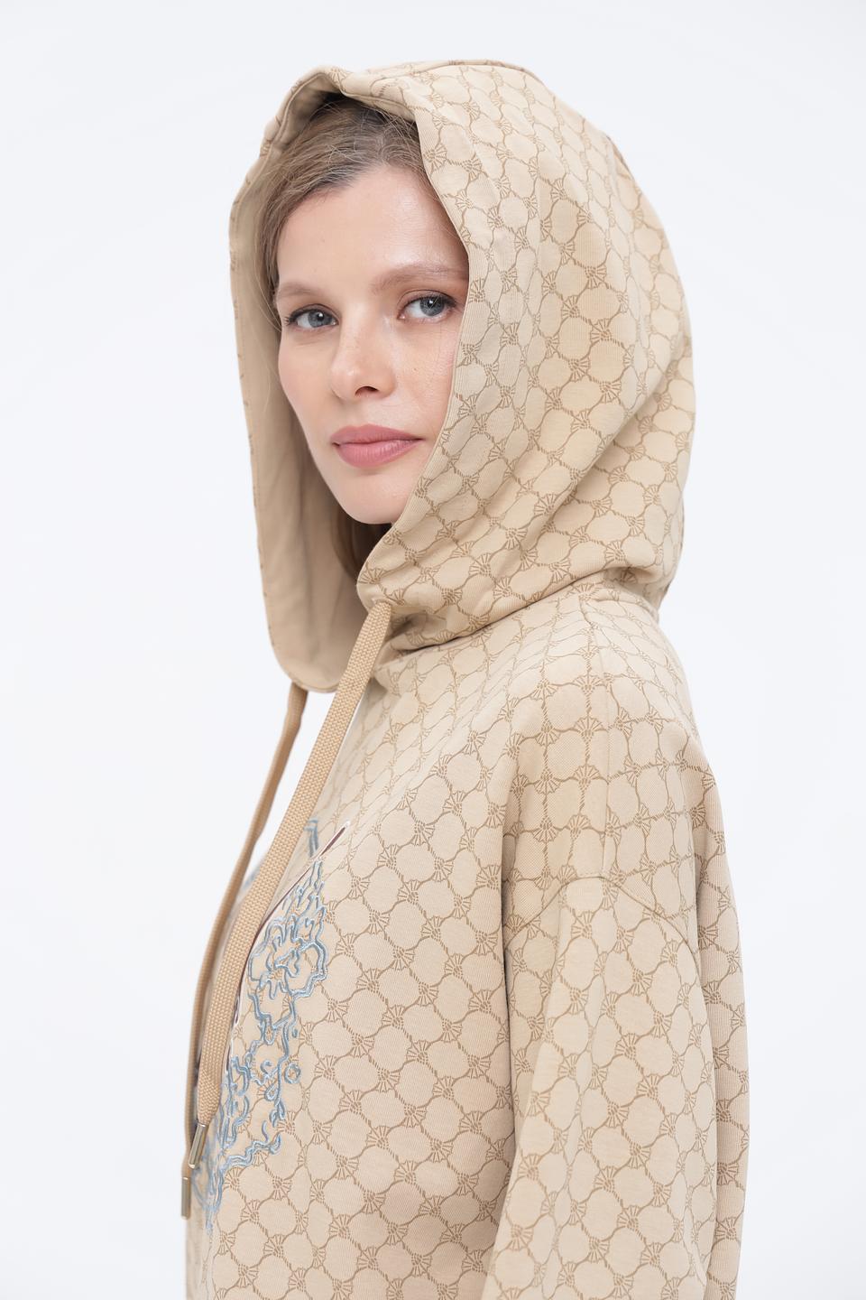 Джемпер Joop! с логотипом бежевый