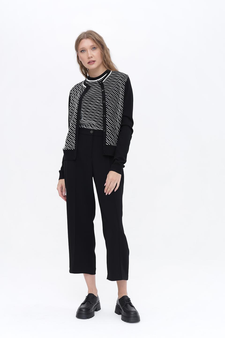 Топ Boss Black полоска чёрный