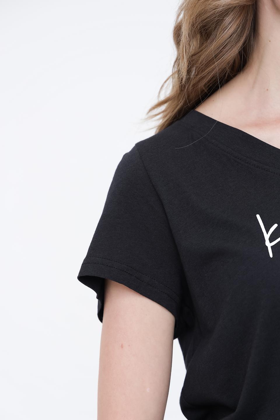 Футболка Broadway с принтом чёрная