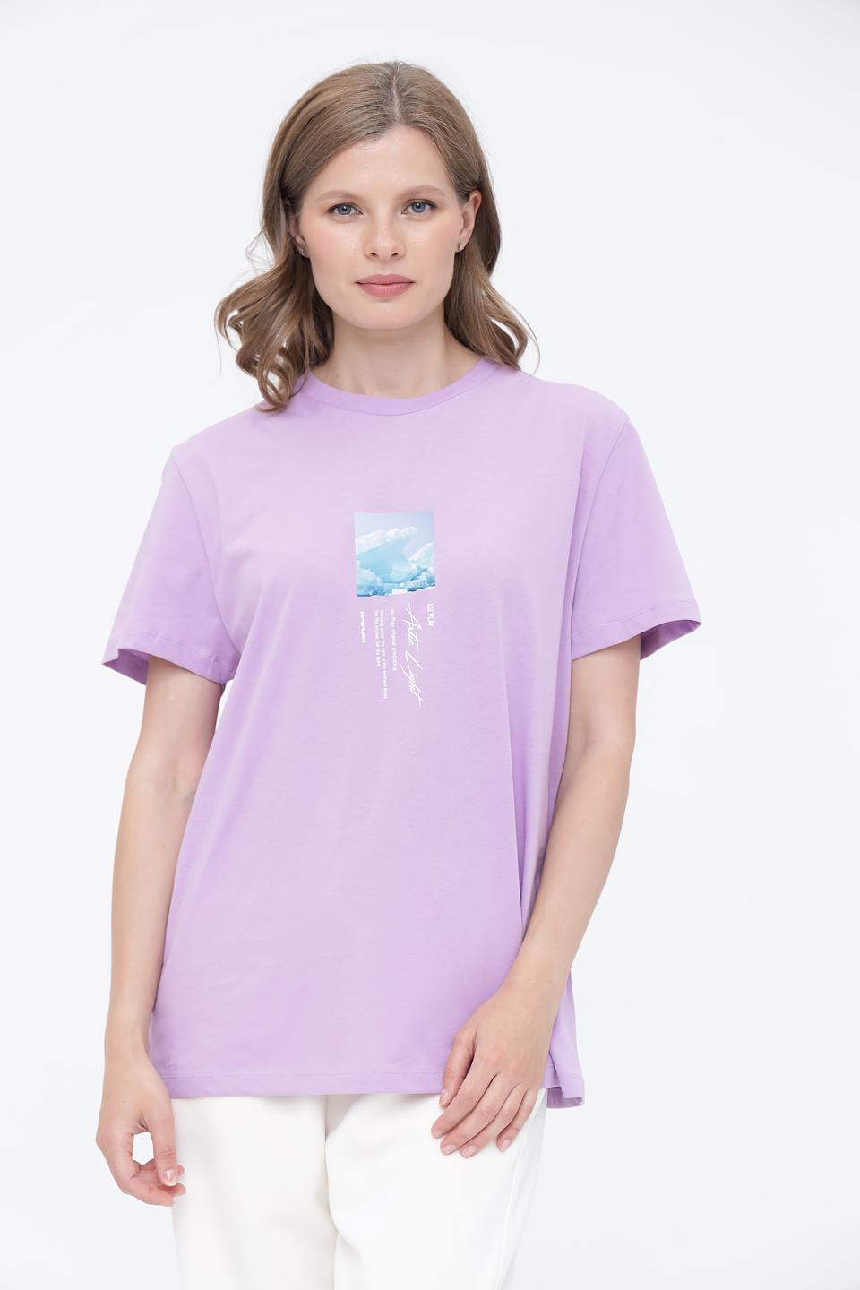 Футболка Ice Play жен. лавандовая