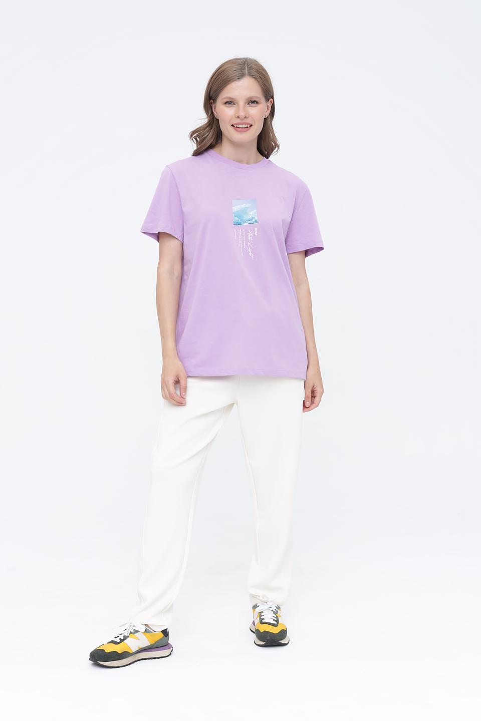 Футболка Ice Play жен. лавандовая