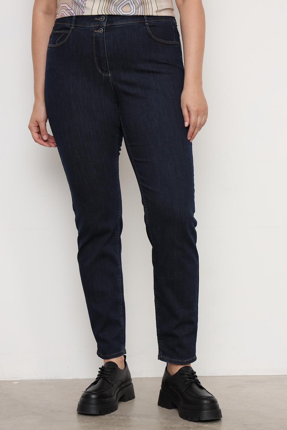 Джинсы Bianca узкие тёмно-синие