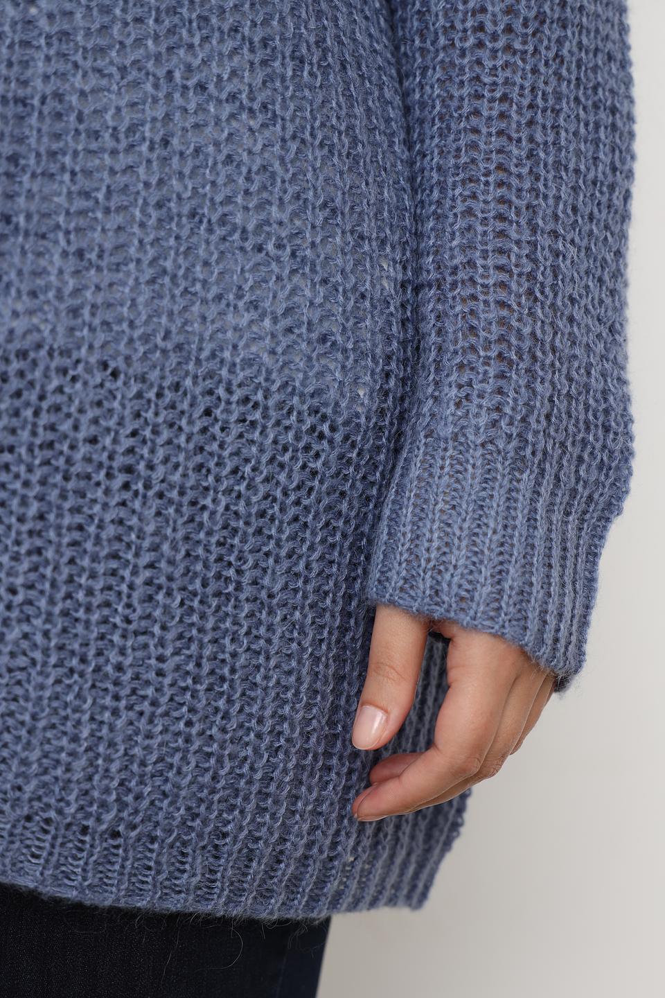 Кардиган Frapp вязаный голубой