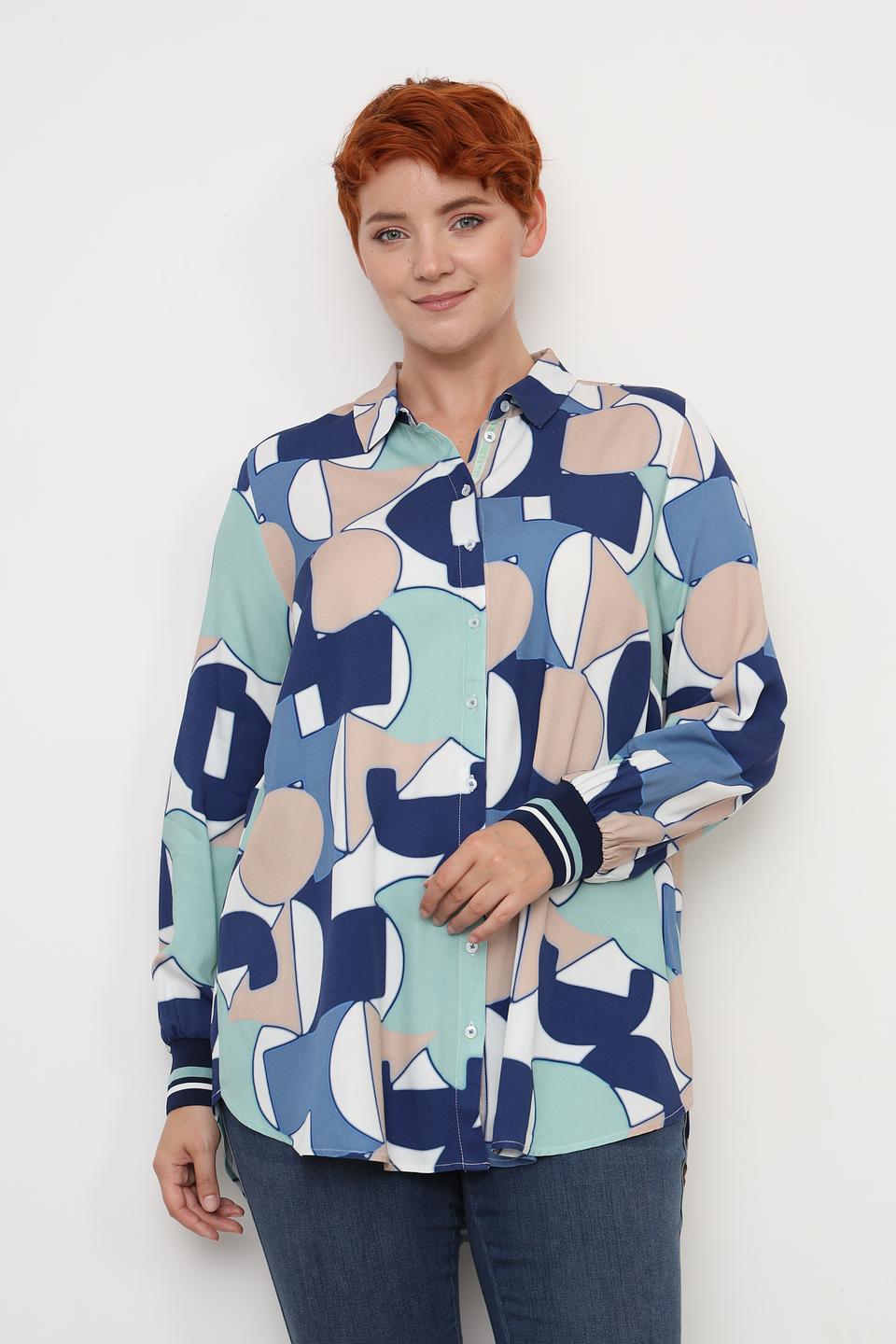 Рубашка Frapp с геометрическим принтом