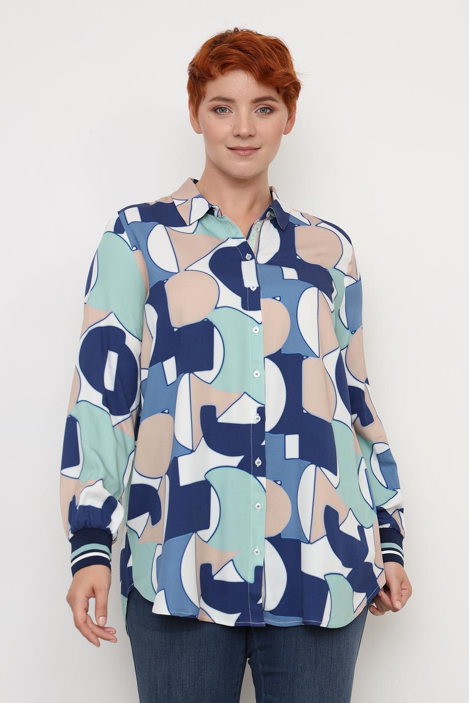 Рубашка Frapp с геометрическим принтом