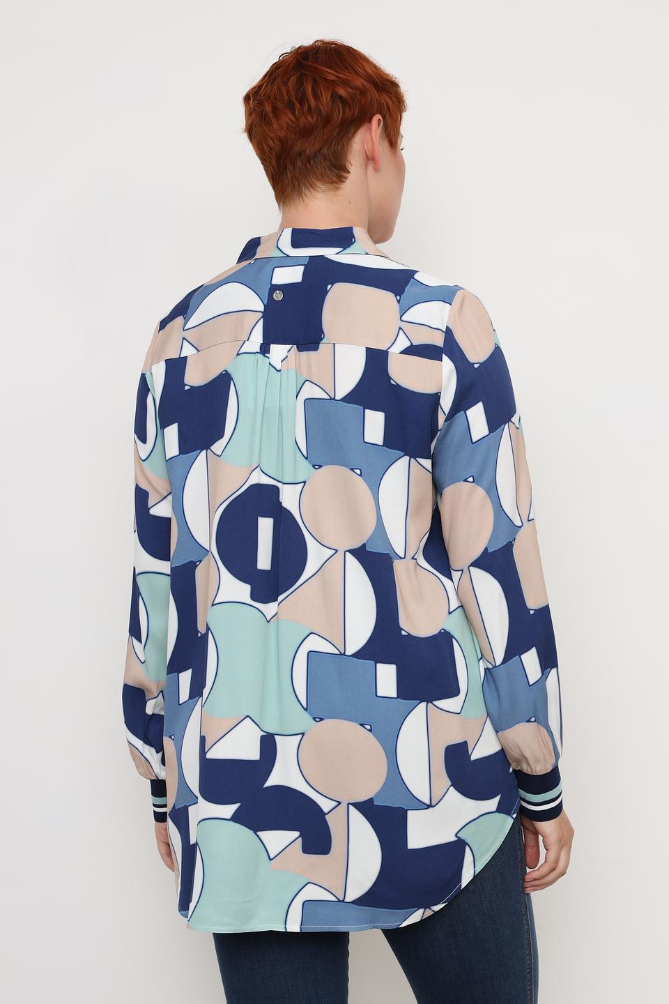 Рубашка Frapp с геометрическим принтом