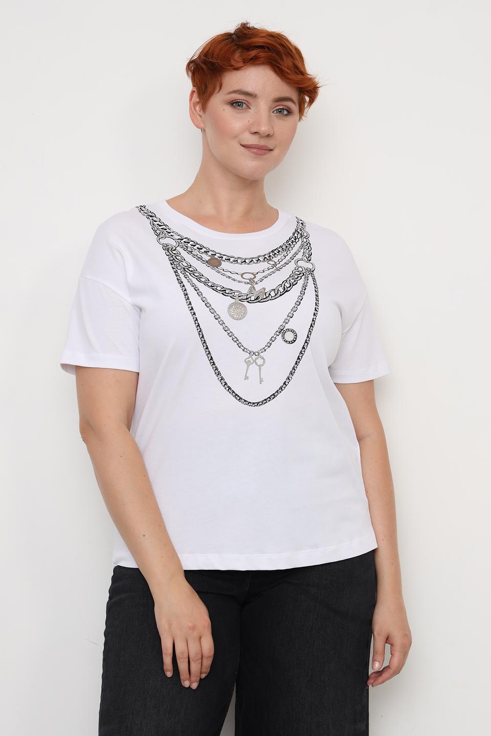 Футболка Margittes с цепями