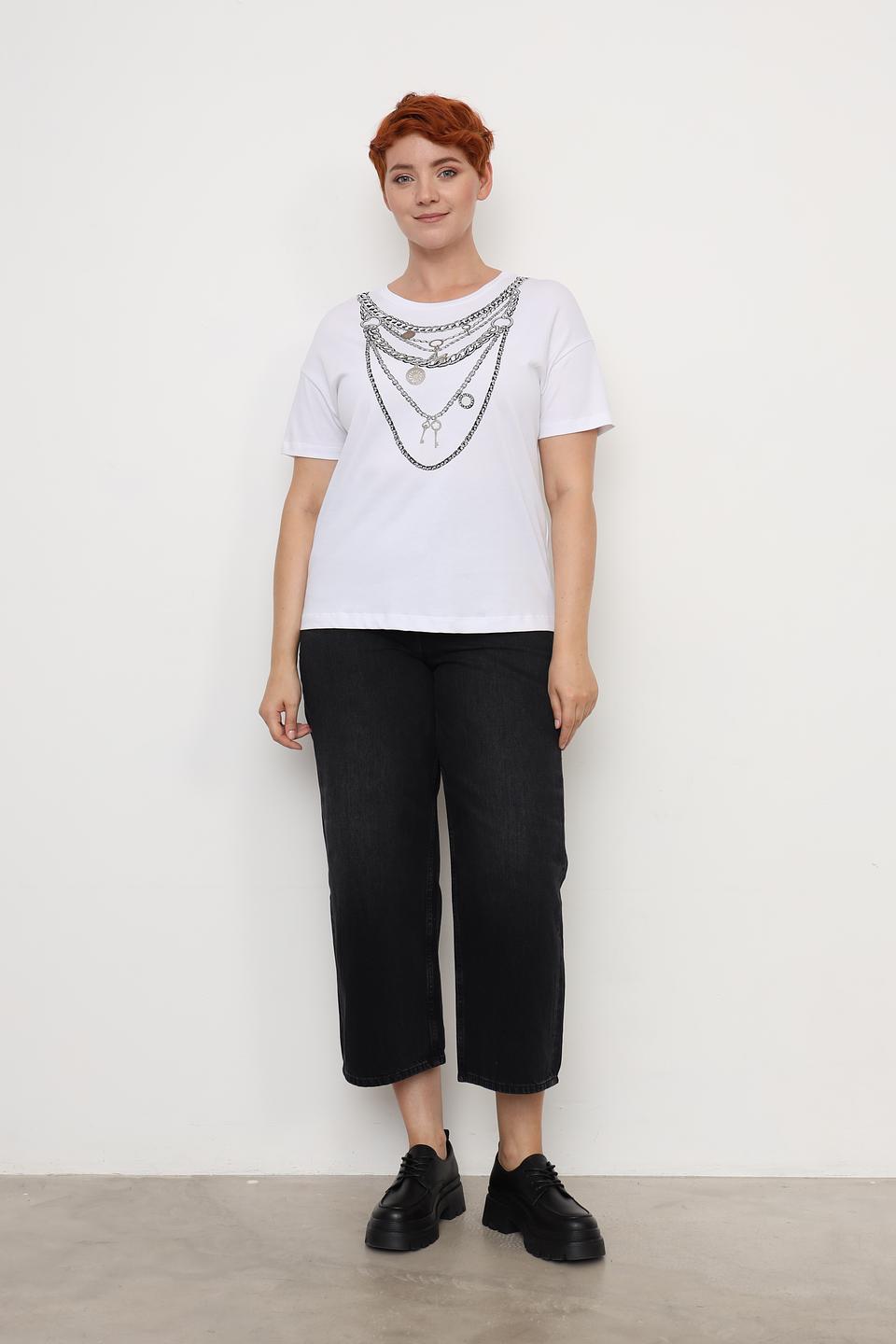 Футболка Margittes с цепями